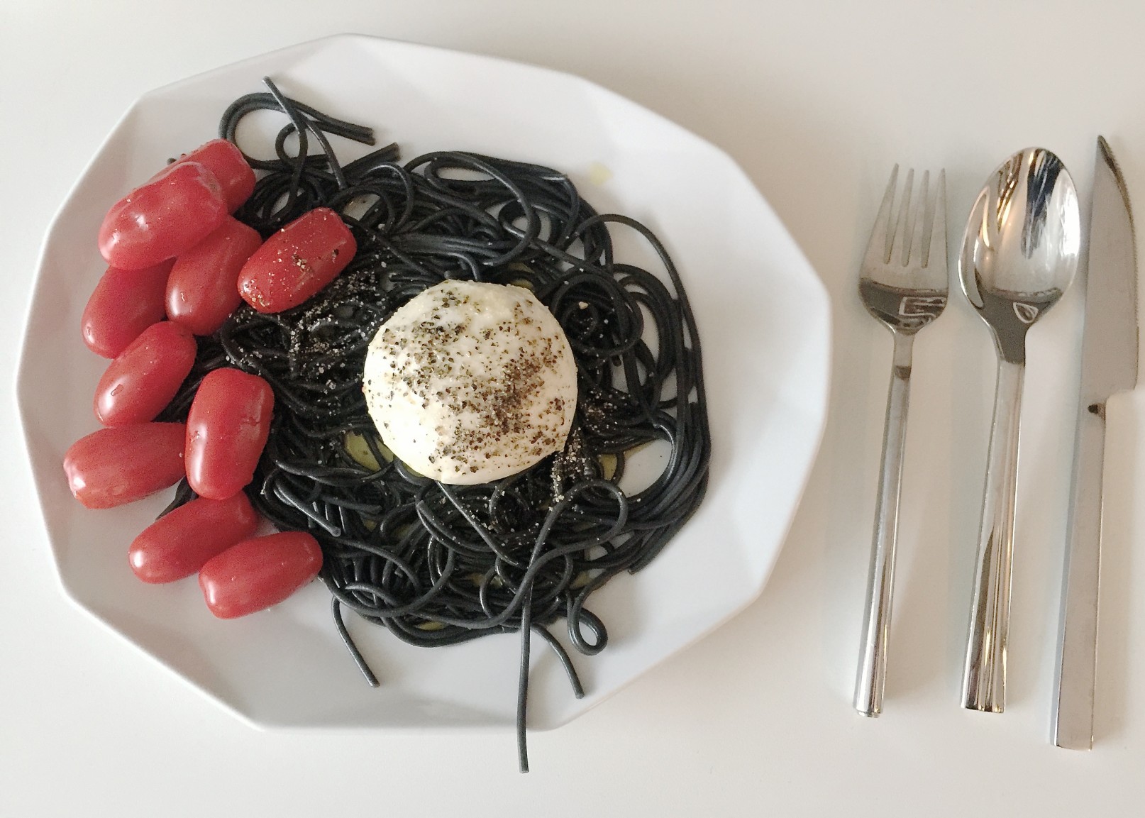 How to make black pasta for halloween Envelope