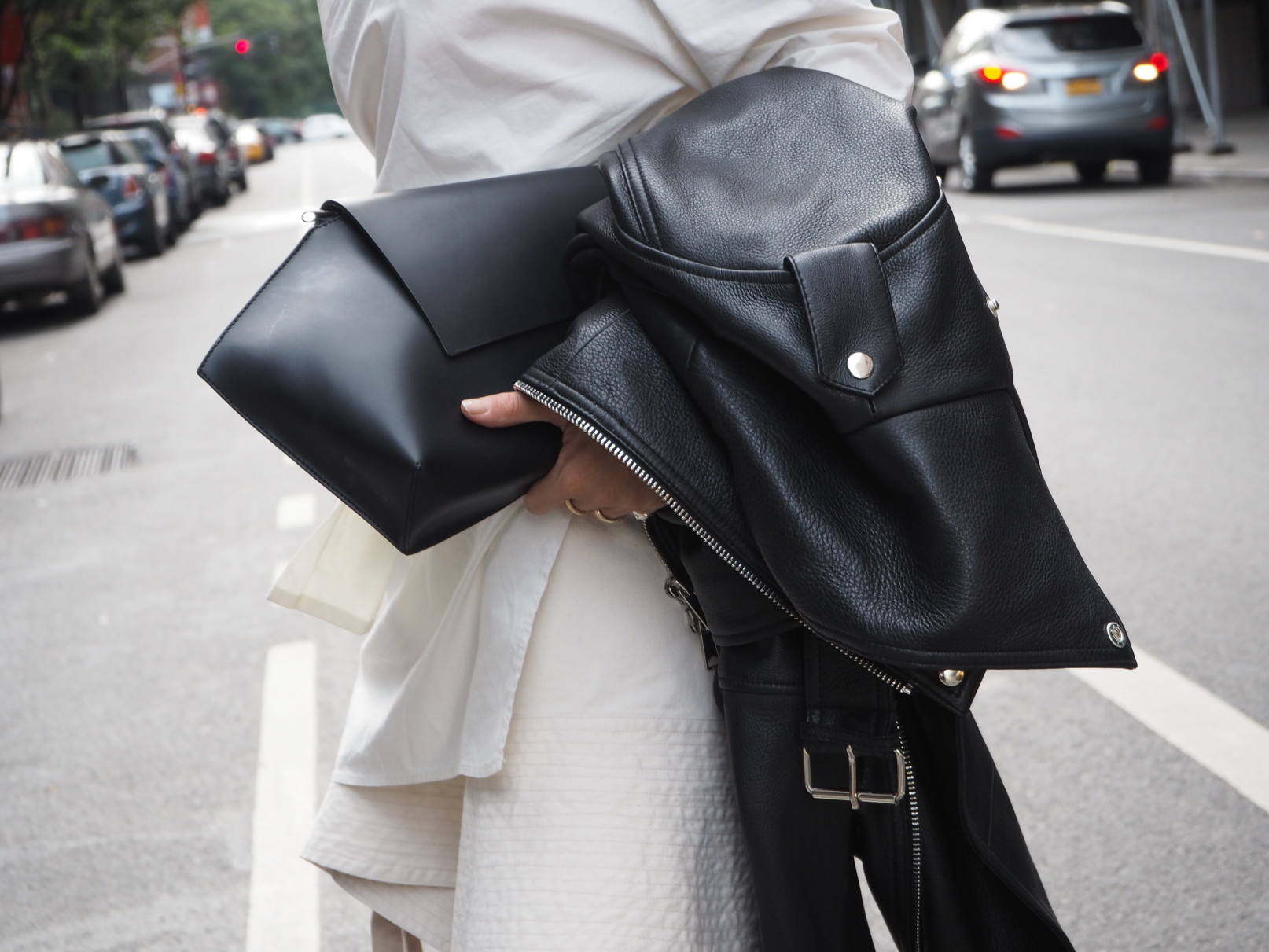 How to wear the oversized biker jacket Envelope